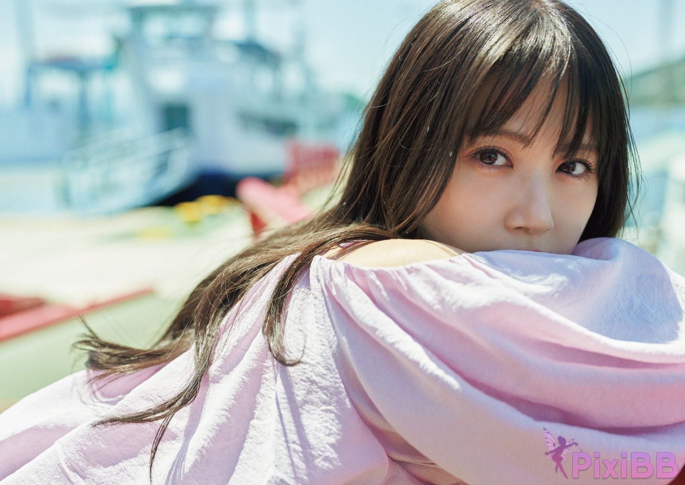 Japanese Idol Mai Nakamura dance Digital limited deluxe edition 42 Increase in pages STU48 1st photo collection Opposite of dislike PixiBB.COM 015