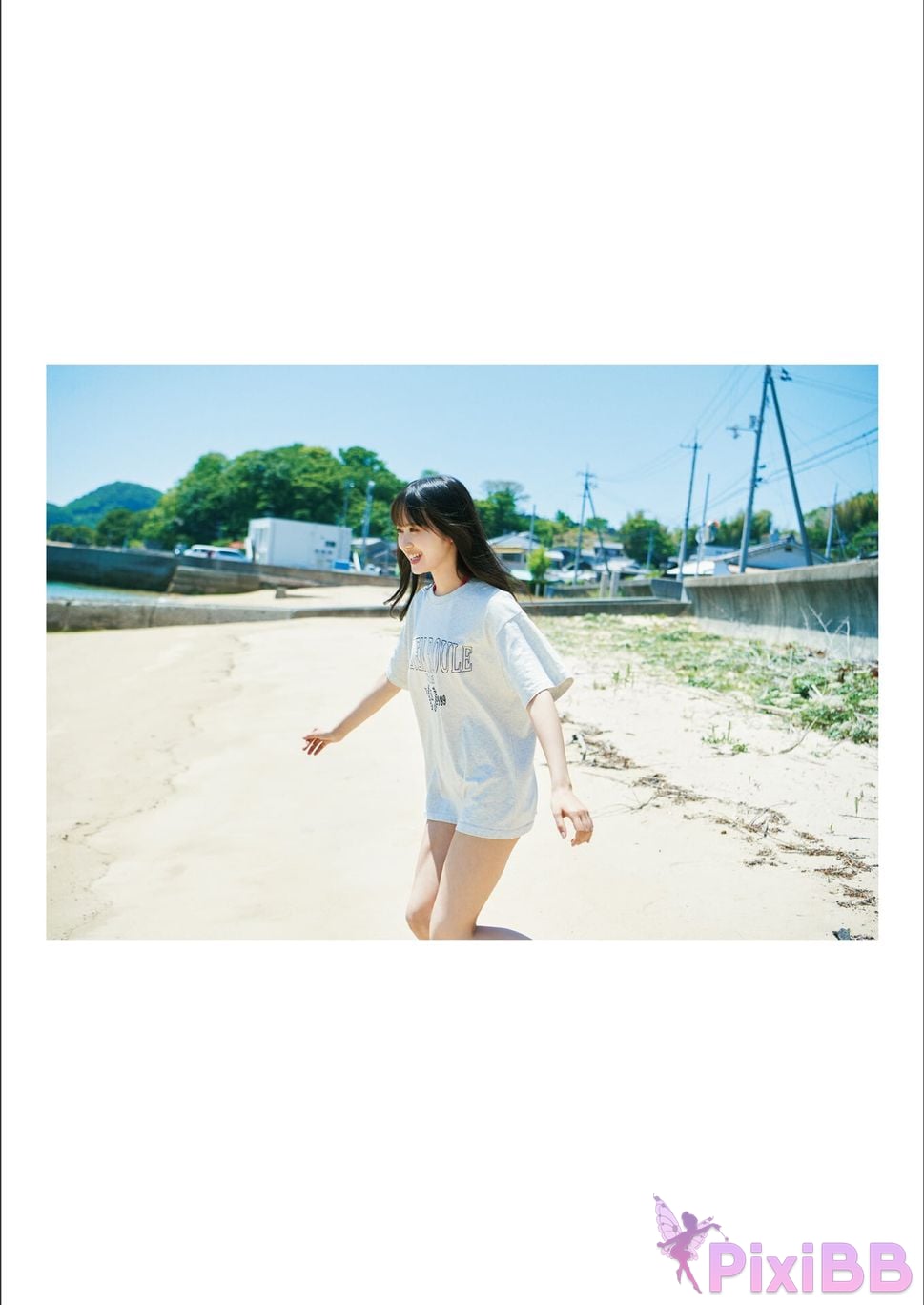 Japanese Idol Mai Nakamura dance Digital limited deluxe edition 42 Increase in pages STU48 1st photo collection Opposite of dislike PixiBB.COM 021