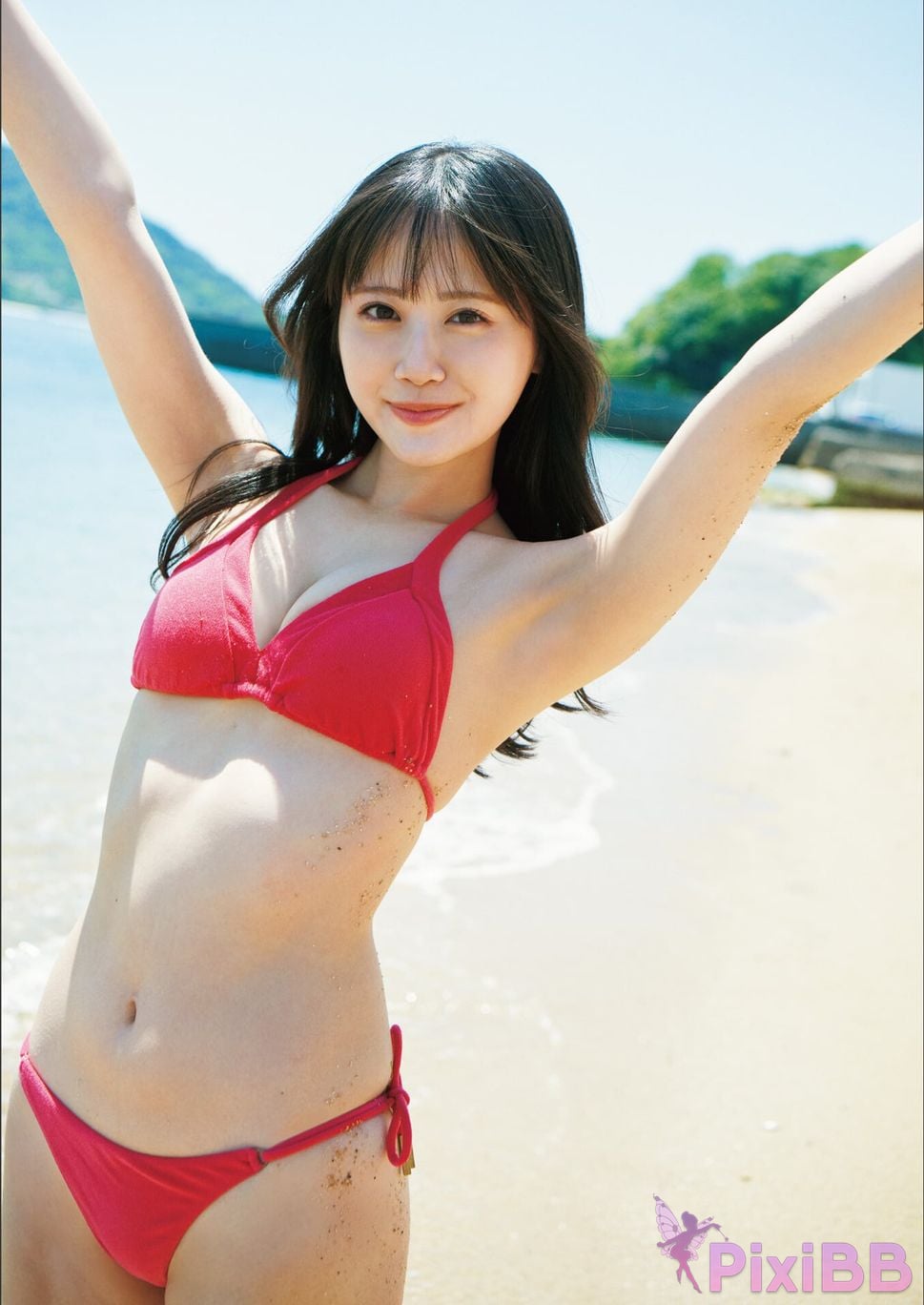 Japanese Idol Mai Nakamura dance Digital limited deluxe edition 42 Increase in pages STU48 1st photo collection Opposite of dislike PixiBB.COM 031