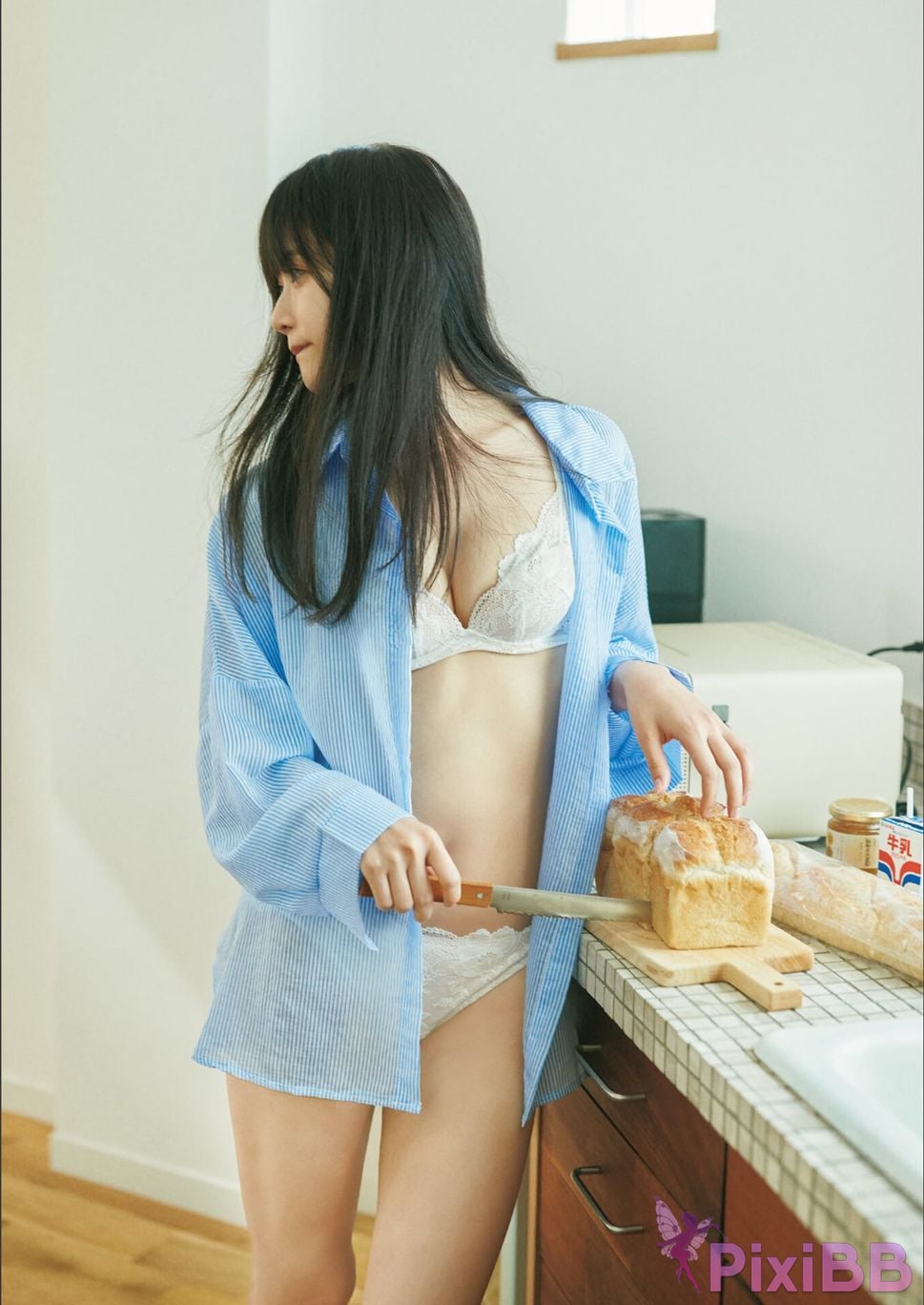 Japanese Idol Mai Nakamura dance Digital limited deluxe edition 42 Increase in pages STU48 1st photo collection Opposite of dislike PixiBB.COM 082