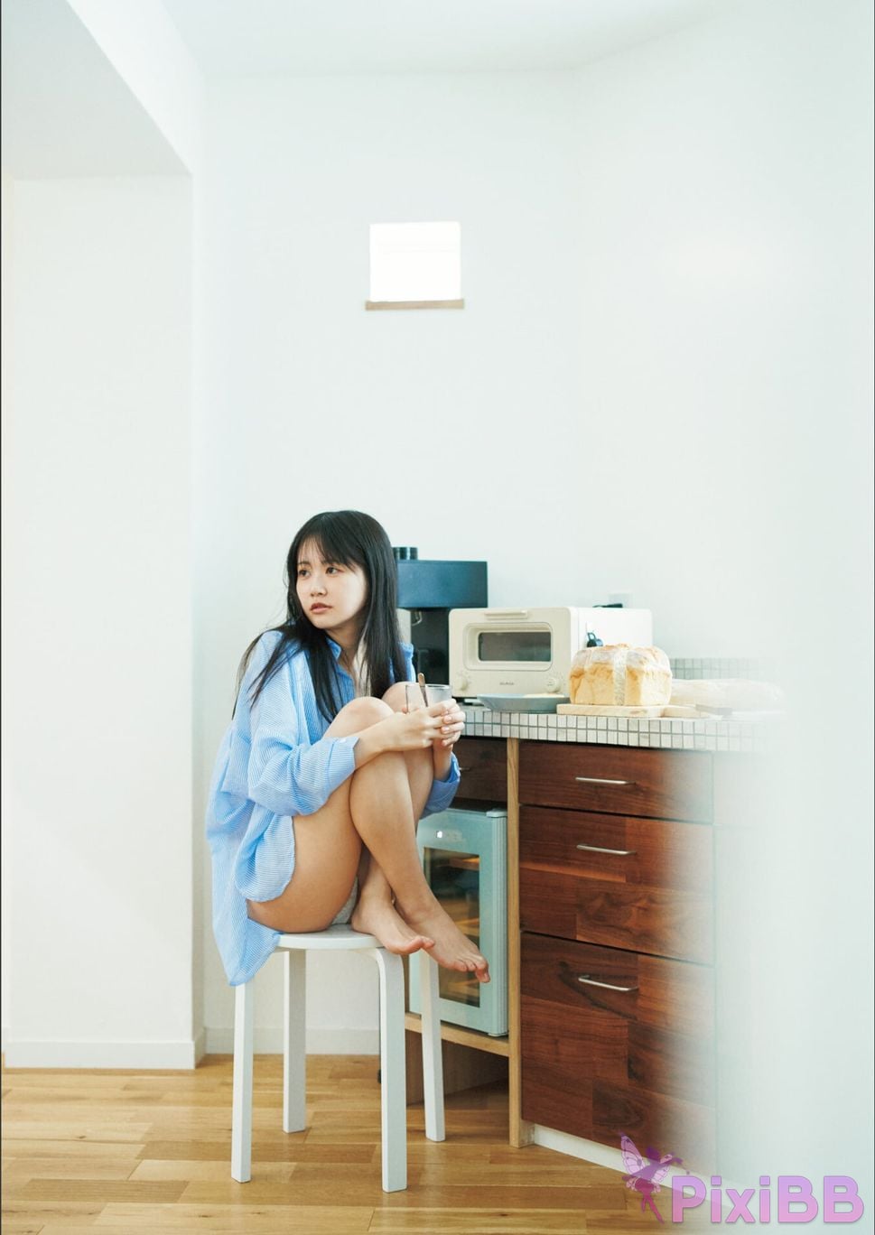 Japanese Idol Mai Nakamura dance Digital limited deluxe edition 42 Increase in pages STU48 1st photo collection Opposite of dislike PixiBB.COM 088