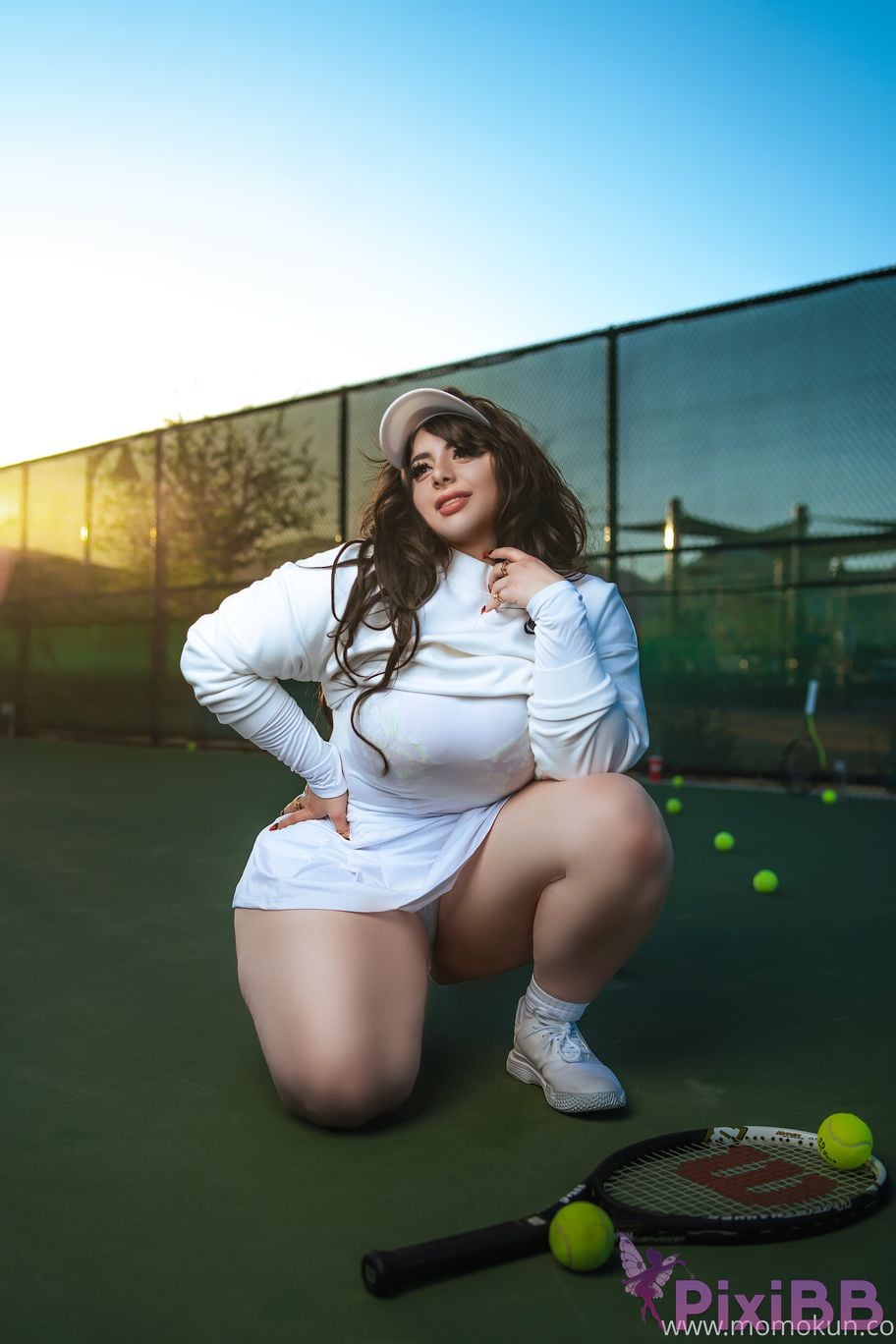 Momokun Tennis PixiBB.COM