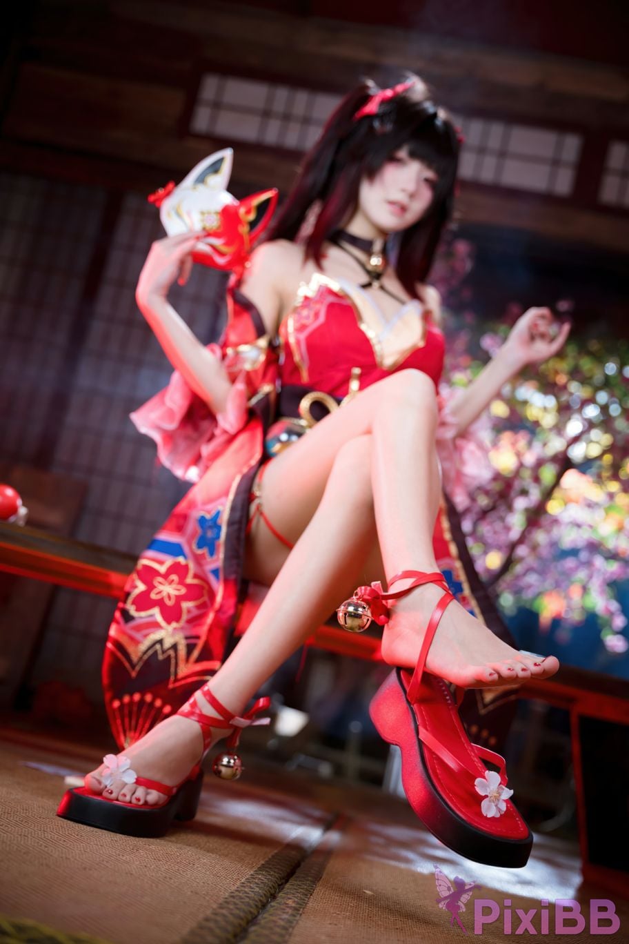Cosplayer Jiuqi Meow firework PixiBB.COM 001