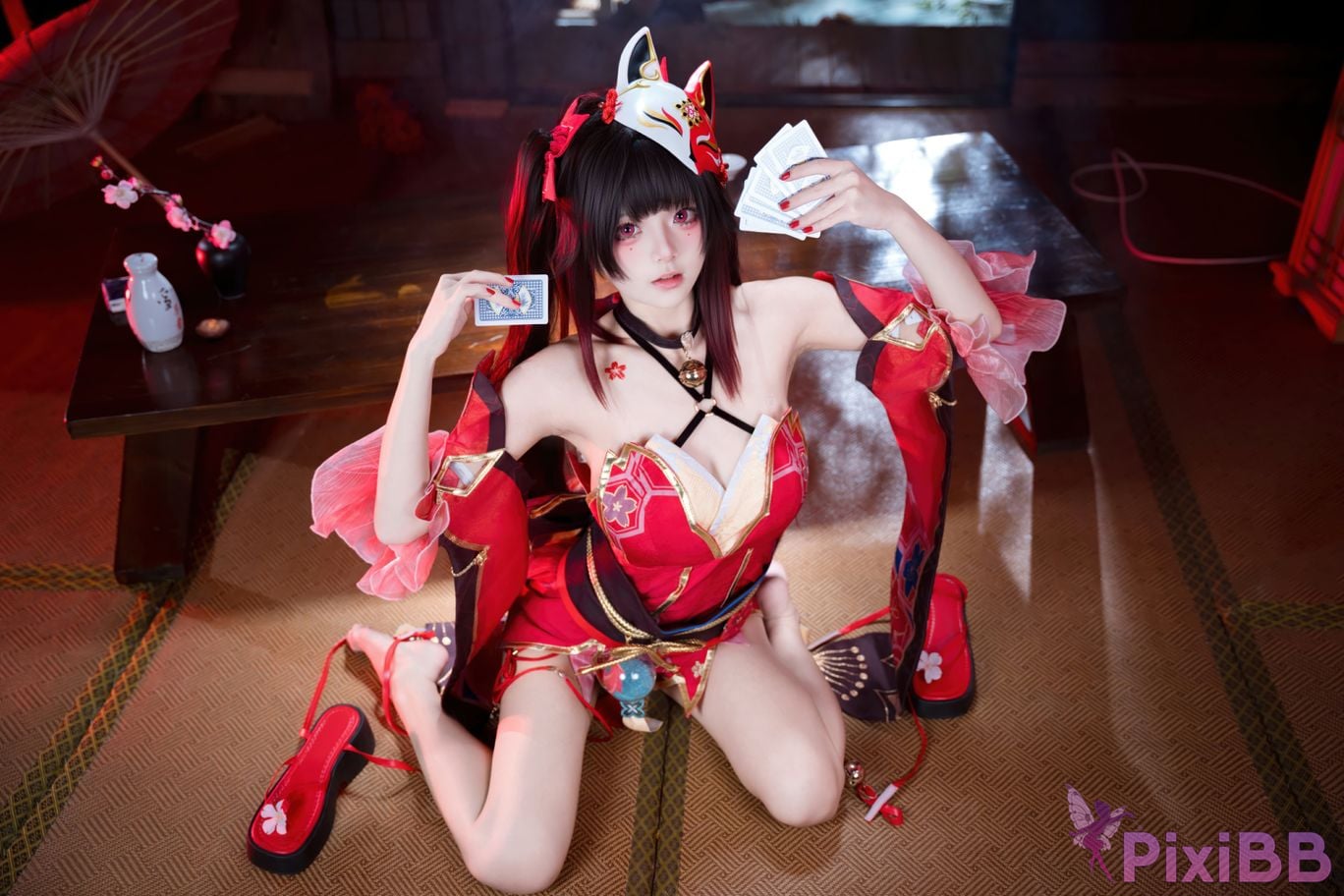 Cosplayer Jiuqi Meow firework PixiBB.COM 005