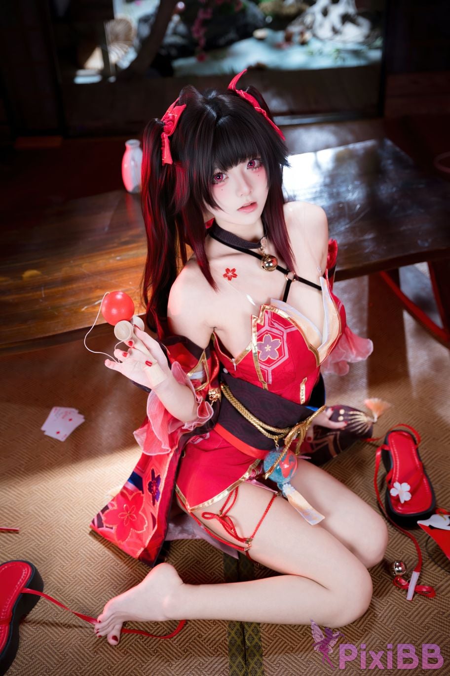 Cosplayer Jiuqi Meow firework PixiBB.COM 008