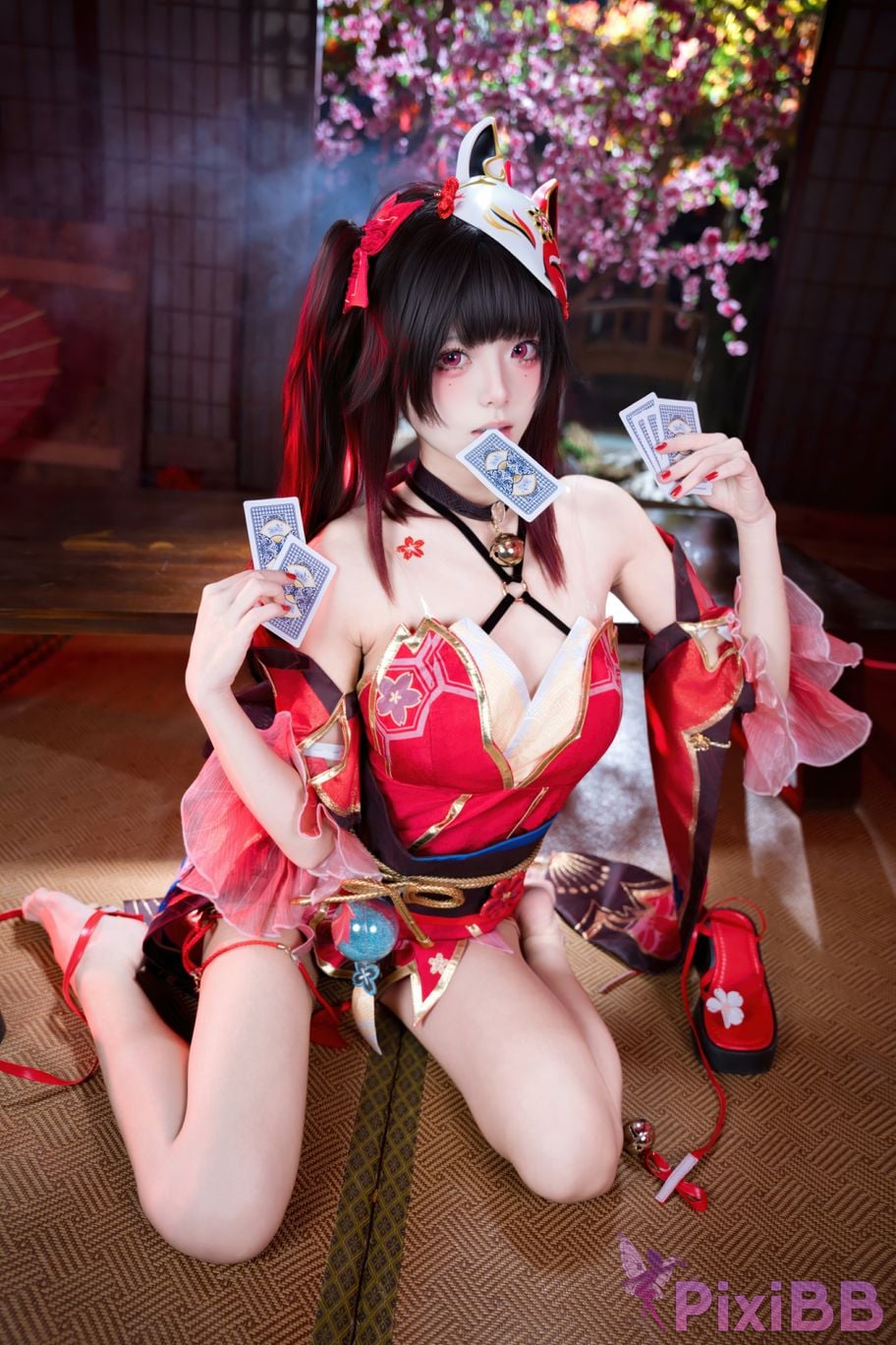 Cosplayer Jiuqi Meow firework PixiBB.COM 010