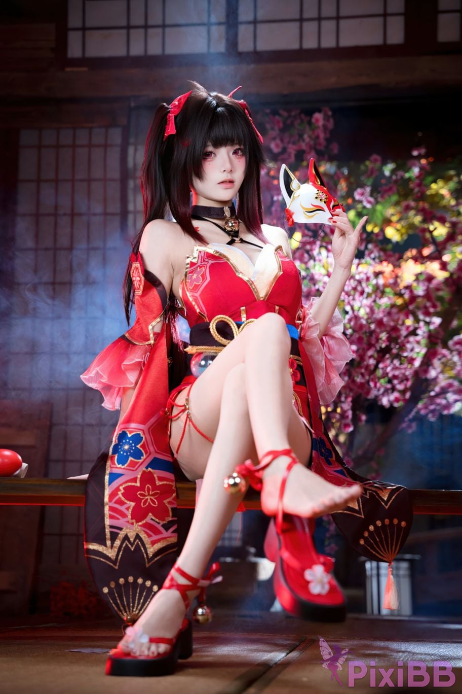Cosplayer Jiuqi Meow firework PixiBB.COM 018
