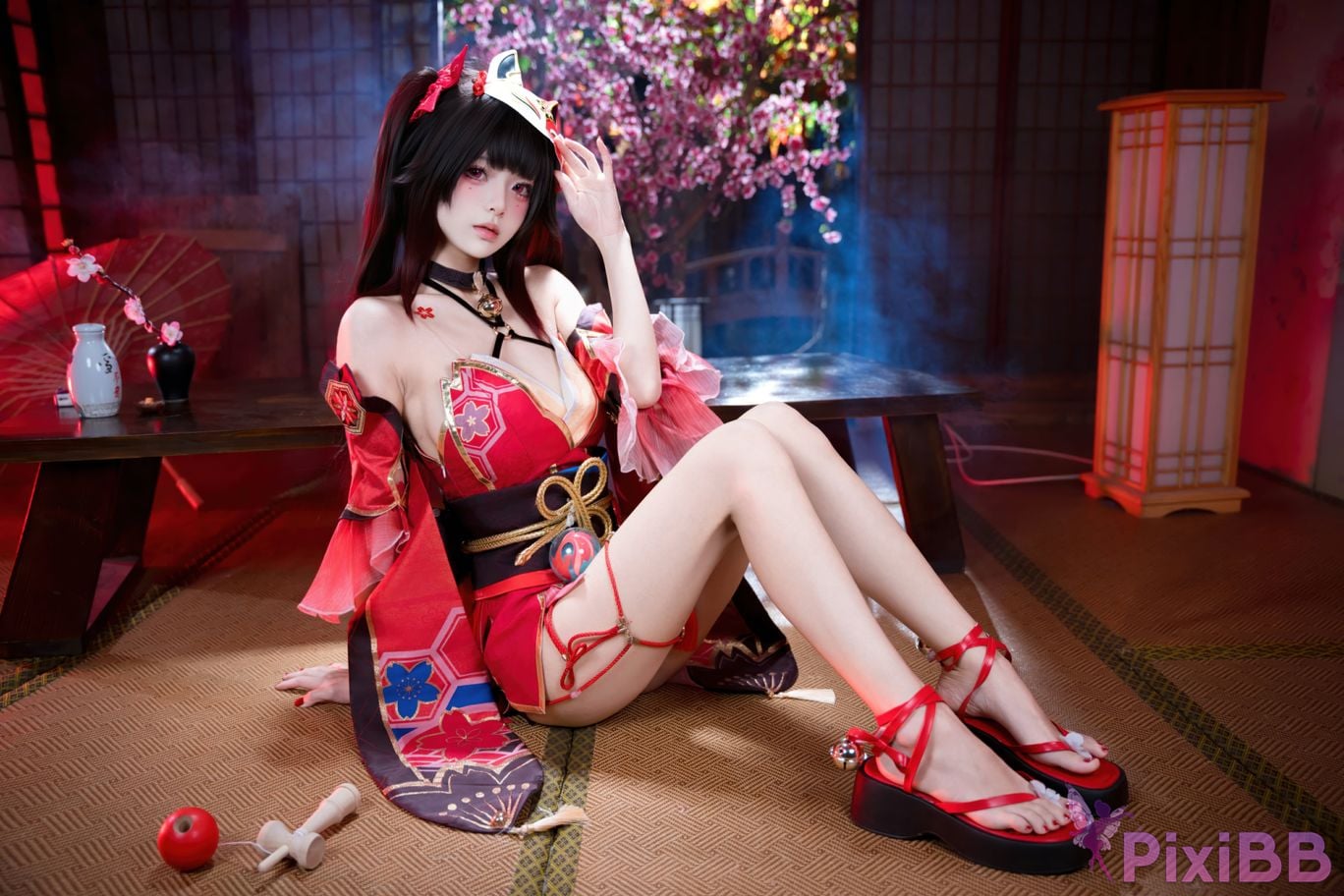 Cosplayer Jiuqi Meow firework PixiBB.COM 036