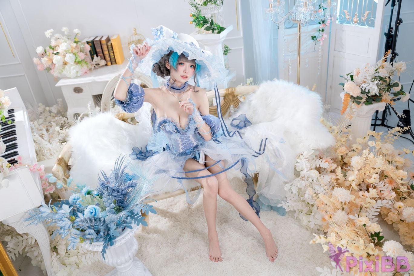 Cosplay Jiuqi Meow Cheshire Ice and Snow PixiBB.COM 003