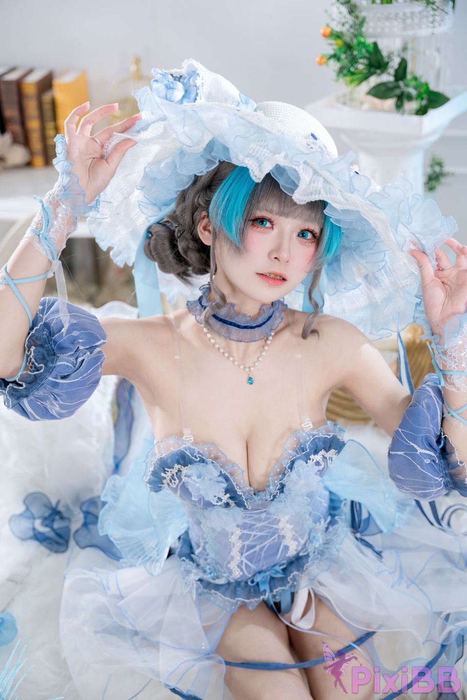 Cosplay Jiuqi Meow Cheshire Ice and Snow PixiBB.COM 004