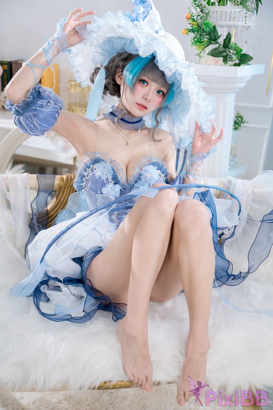 Cosplay Jiuqi Meow Cheshire Ice and Snow PixiBB.COM 009