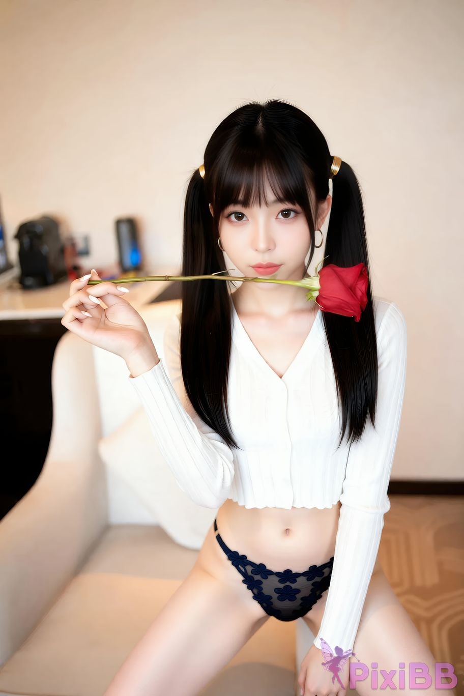 AIGirl pomelo sasa Twin ponytails PixiBB.COM 021