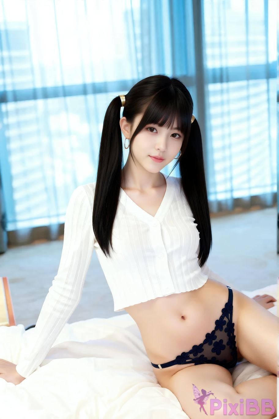 AIGirl pomelo sasa Twin ponytails PixiBB.COM 058