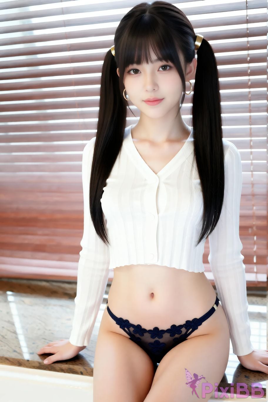 AIGirl pomelo sasa Twin ponytails PixiBB.COM 061