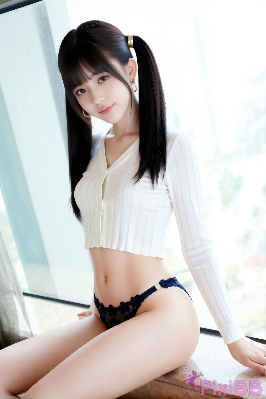 AIGirl pomelo sasa Twin ponytails PixiBB.COM 074