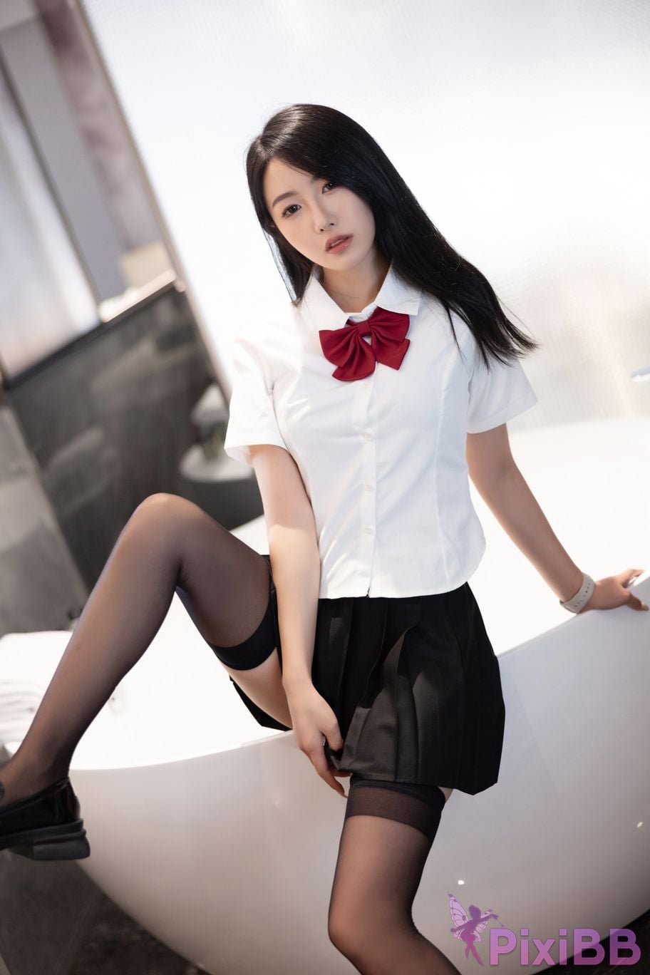 No watermark for in app purchases sosua XIUREN model JK suit Vacuum bumps PixiBB.COM 031