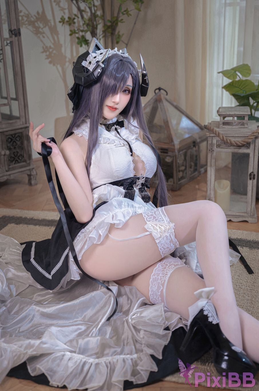 Cosplayer Its Suqing azur lane August PixiBB.COM 001