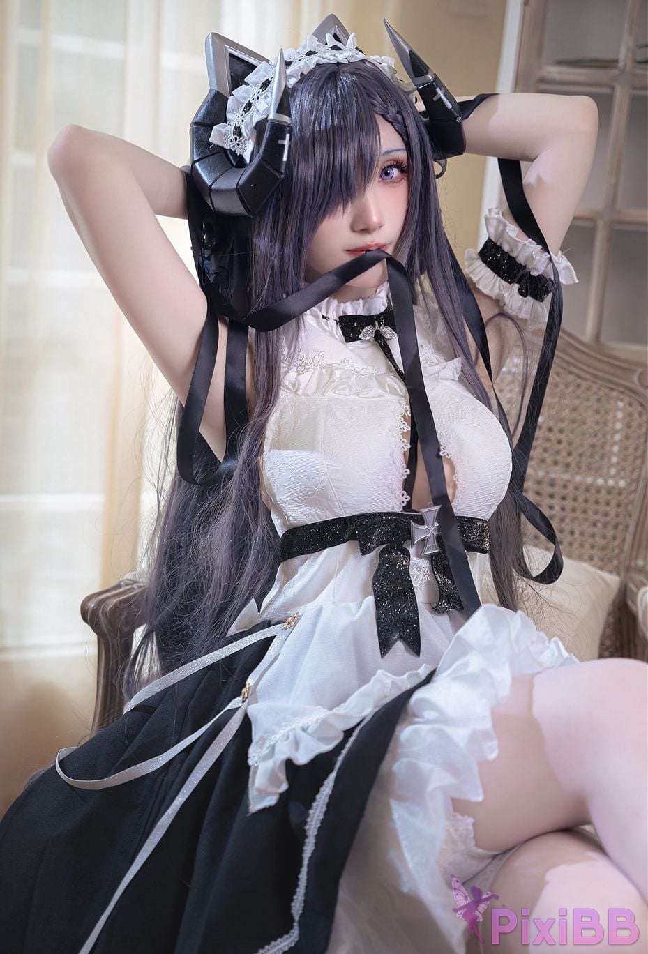 Cosplayer Its Suqing azur lane August PixiBB.COM 008