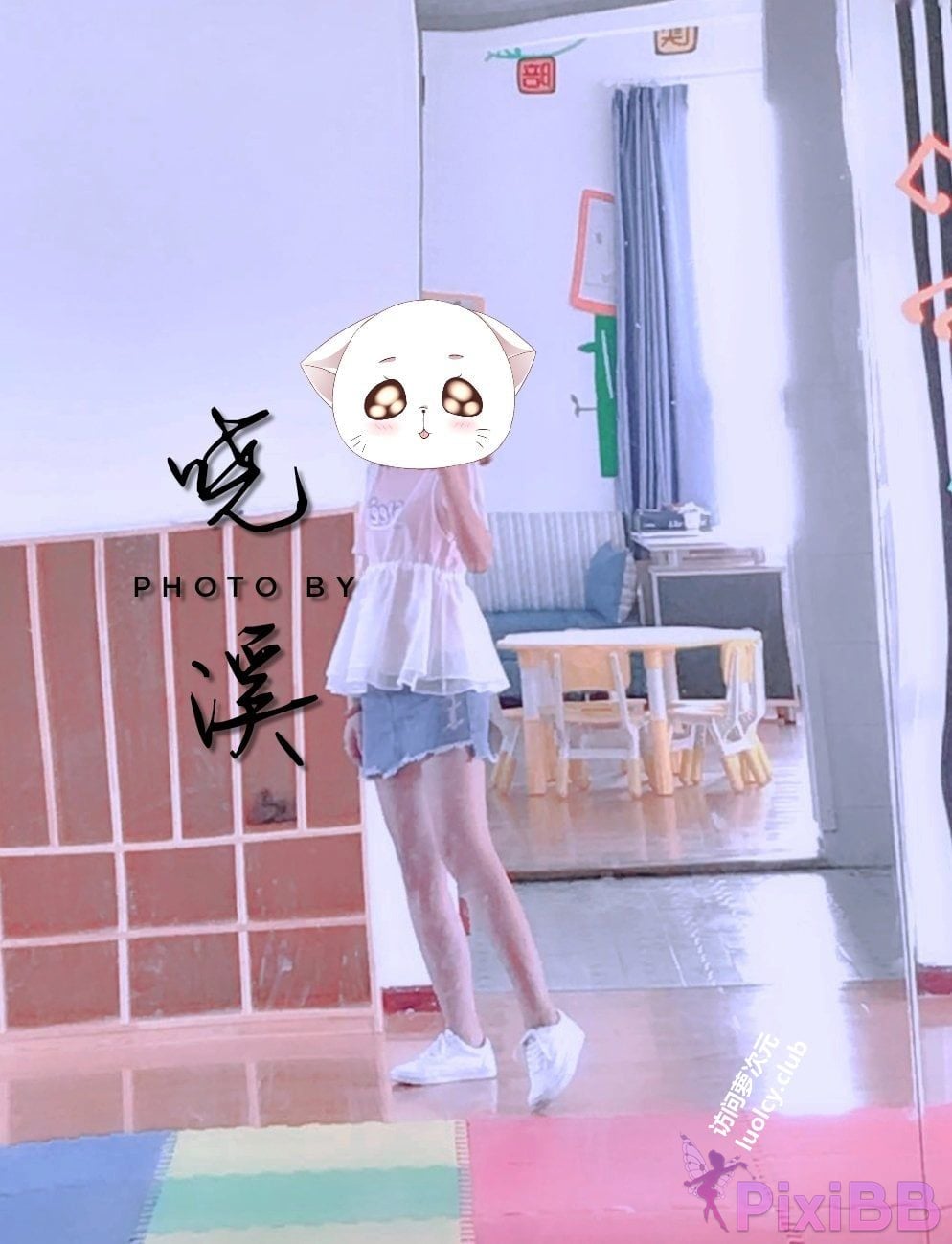 OtherXXX Xiaoxi Tall beautiful legs and silk feet Welfare Ji exposed in various places for private photos PixiBB.COM 040