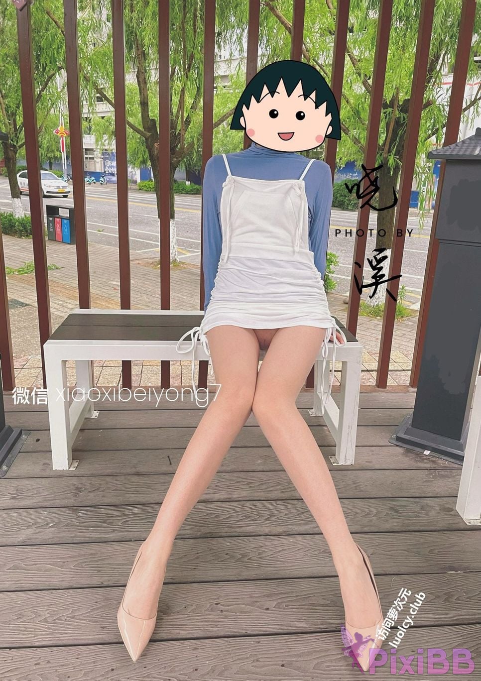 OtherXXX Xiaoxi Tall beautiful legs and silk feet Welfare Ji exposed in various places for private photos PixiBB.COM 057