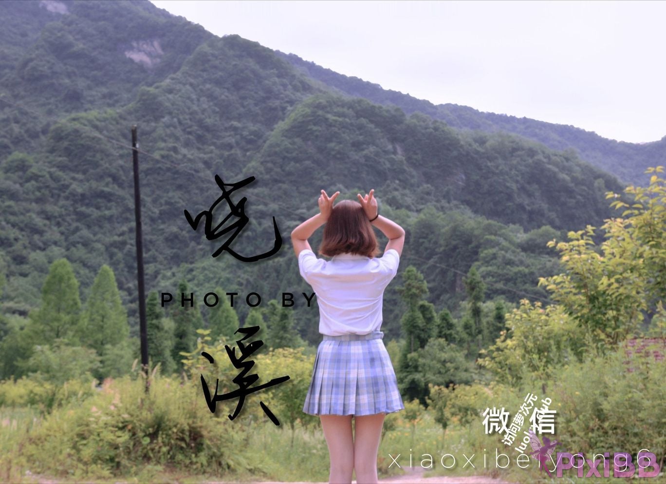 OtherXXX Xiaoxi Tall beautiful legs and silk feet Welfare Ji exposed in various places for private photos PixiBB.COM 066