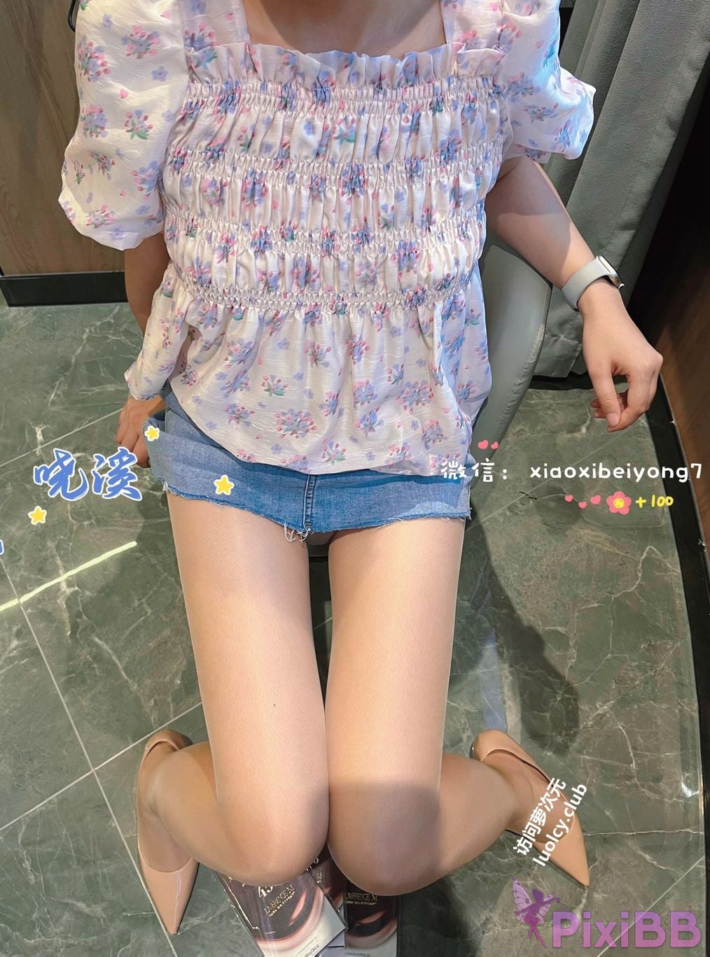 OtherXXX Xiaoxi Tall beautiful legs and silk feet Welfare Ji exposed in various places for private photos PixiBB.COM 133