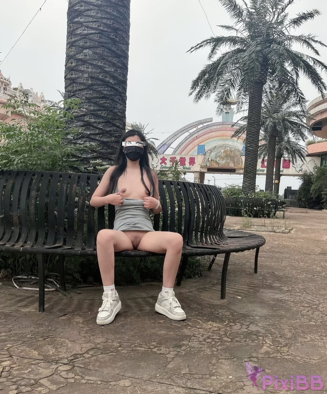 OtherXXX i Bread sheep Small breasts loli Private outdoor exposure PixiBB.COM 043