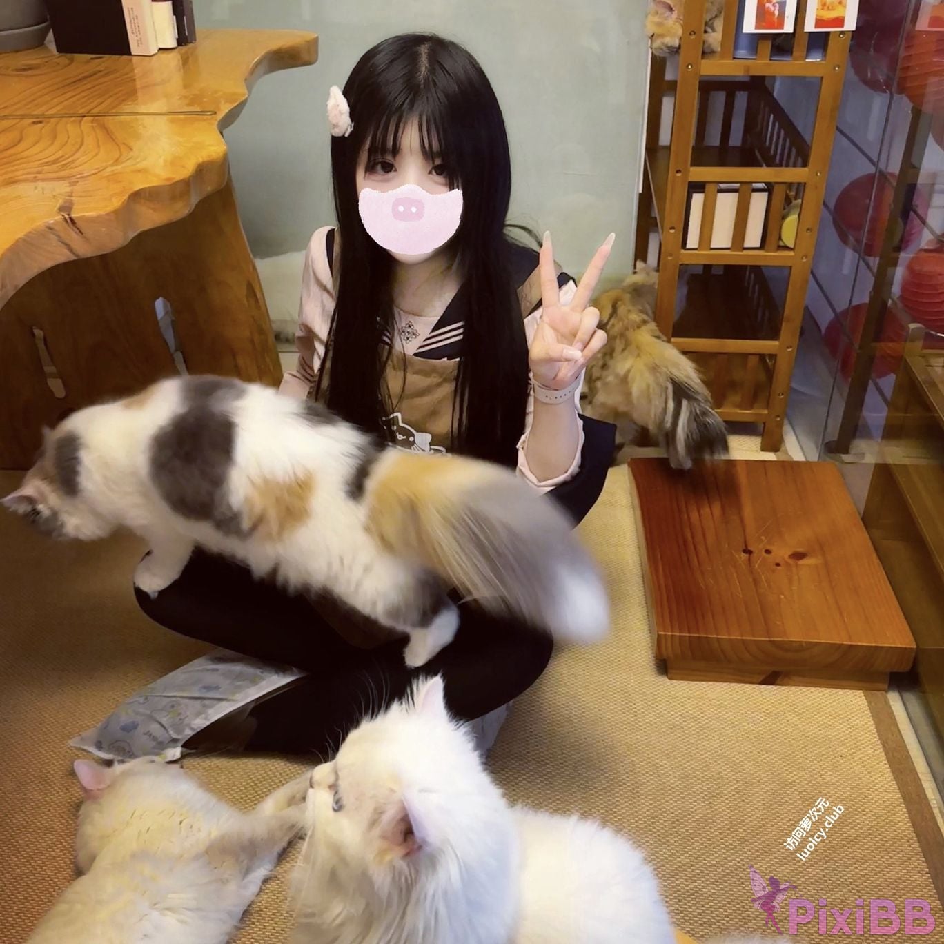 OtherXXX Daidai little pink steamed buns Cos Big tits white tiger loli The best welfare girl PixiBB.COM 027