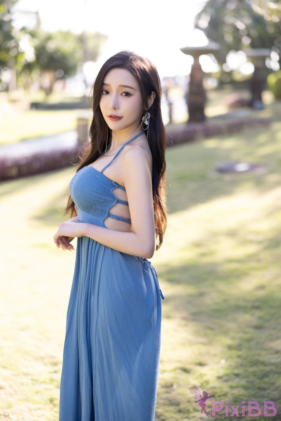 No watermark for in app purchases Wang Xinyao Yanni XIUREN model Fishing Black Surf Swimsuit PixiBB.COM 042