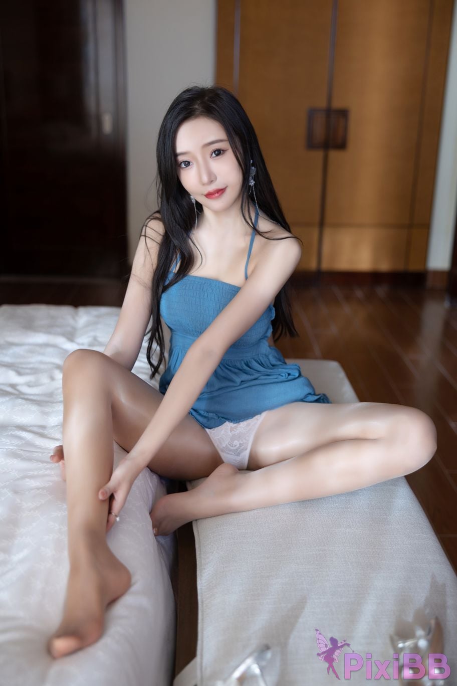 No watermark for in app purchases Wang Xinyao Yanni XIUREN model Fishing Black Surf Swimsuit PixiBB.COM 066