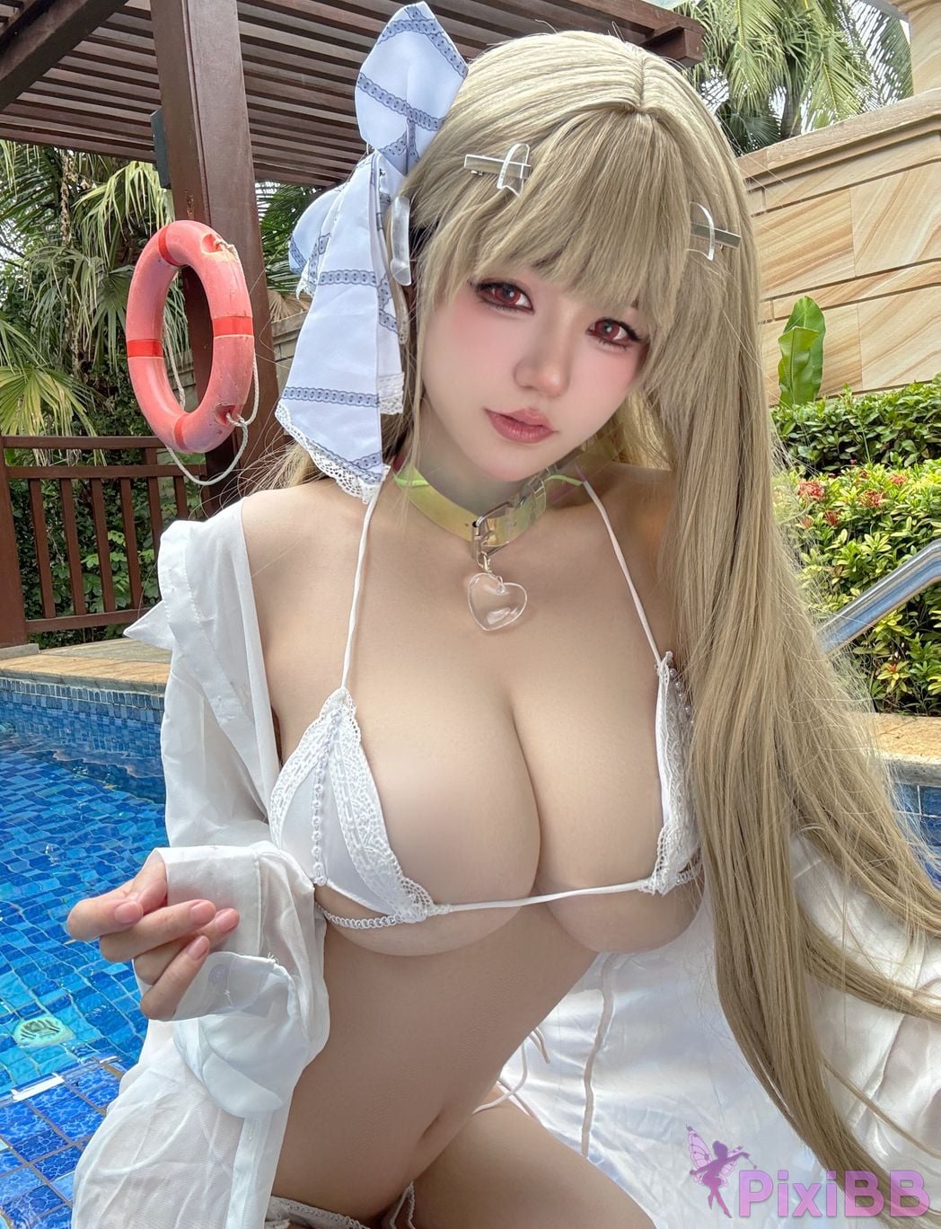 Coser Little Chiyo lol Viper swimsuit PixiBB.COM 018