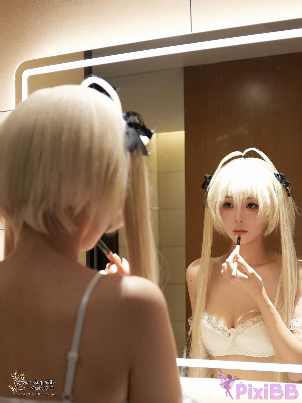 Cosplayer Mochi is delicious emptiness of fate overnight stay PixiBB.COM 076