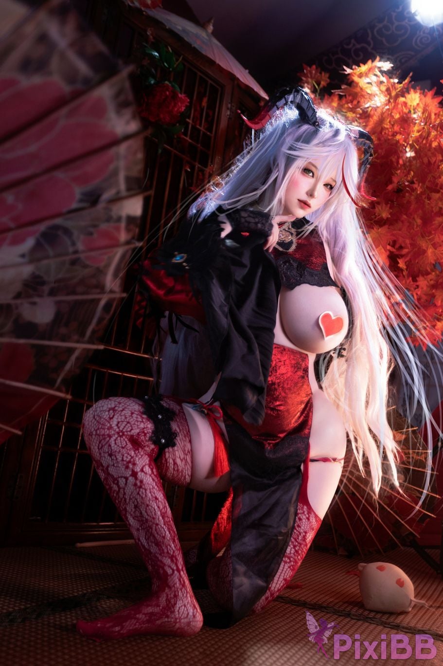 Cosplayer Cheesecake Custard azur lane Egil privately owned PixiBB.COM 011