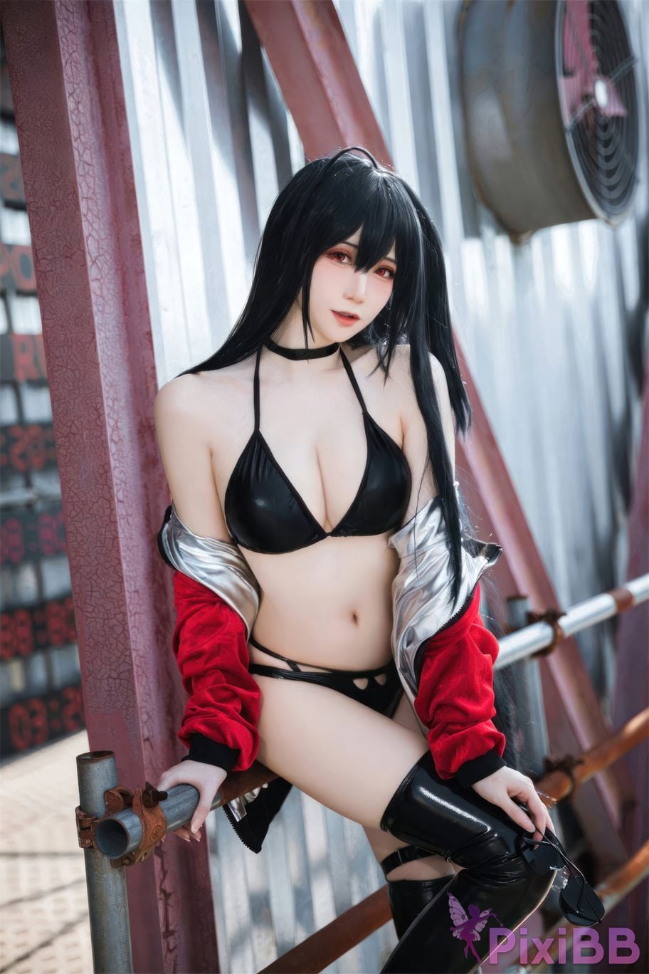 Cosplayer Braised carbon azur lane Dafeng racing suit PixiBB.COM 027