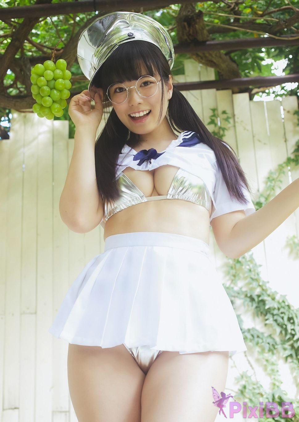 Japanese Idol Shinonome Umi Digital only YJ PHOTO BOOK collection fruit and glasses PixiBB.COM 002
