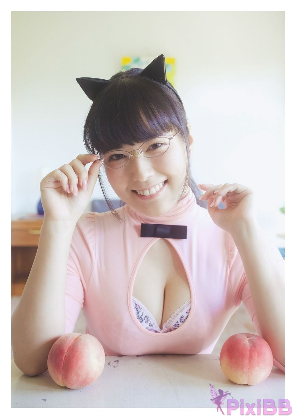 Japanese Idol Shinonome Umi Digital only YJ PHOTO BOOK collection fruit and glasses PixiBB.COM 026