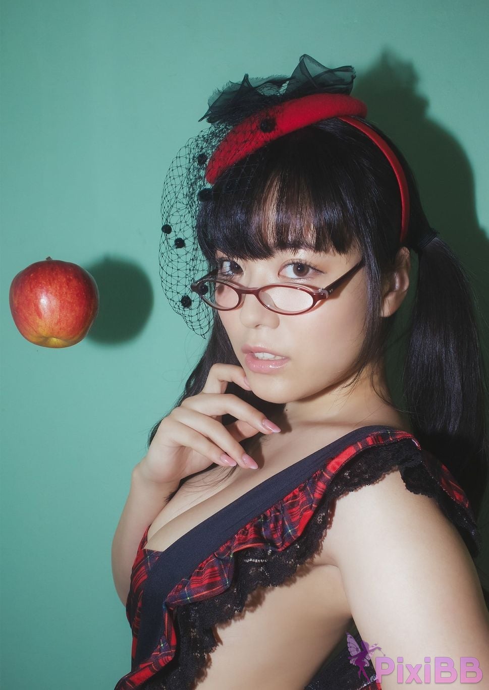 Japanese Idol Shinonome Umi Digital only YJ PHOTO BOOK collection fruit and glasses PixiBB.COM 044