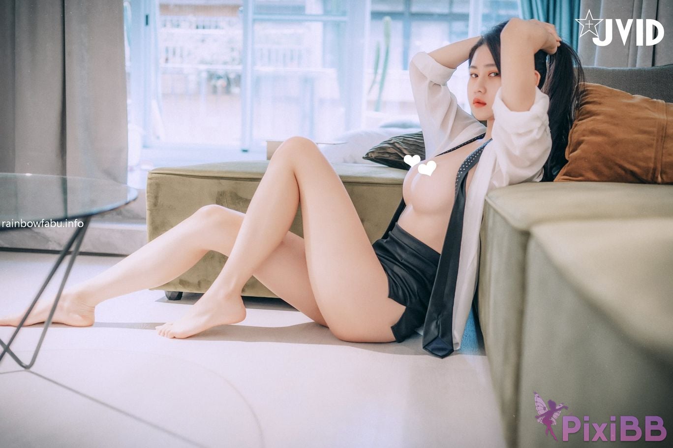 JVID Bingbing Sexy long legged female secretary PixiBB.COM 025