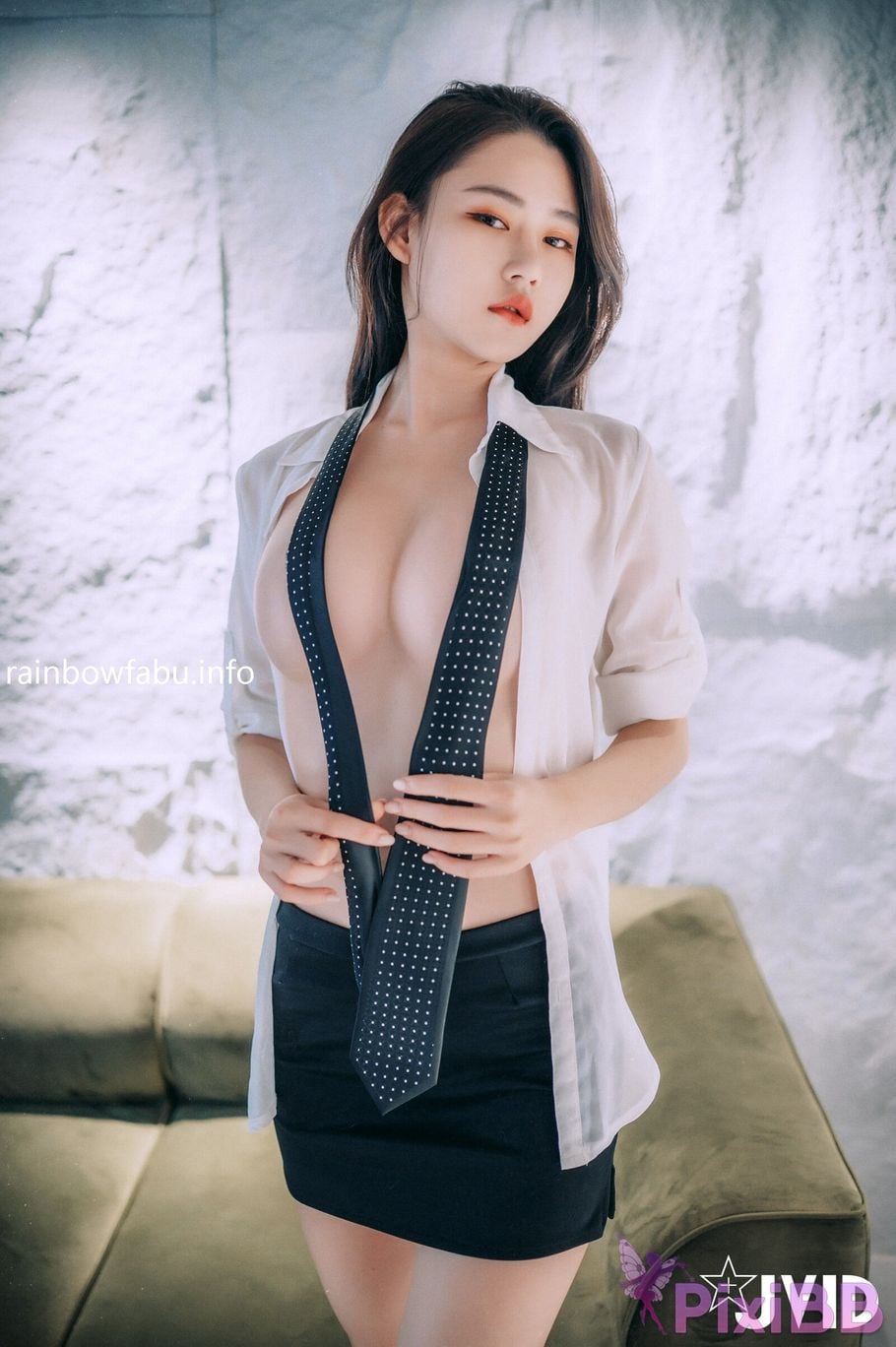JVID Bingbing Sexy long legged female secretary PixiBB.COM 040