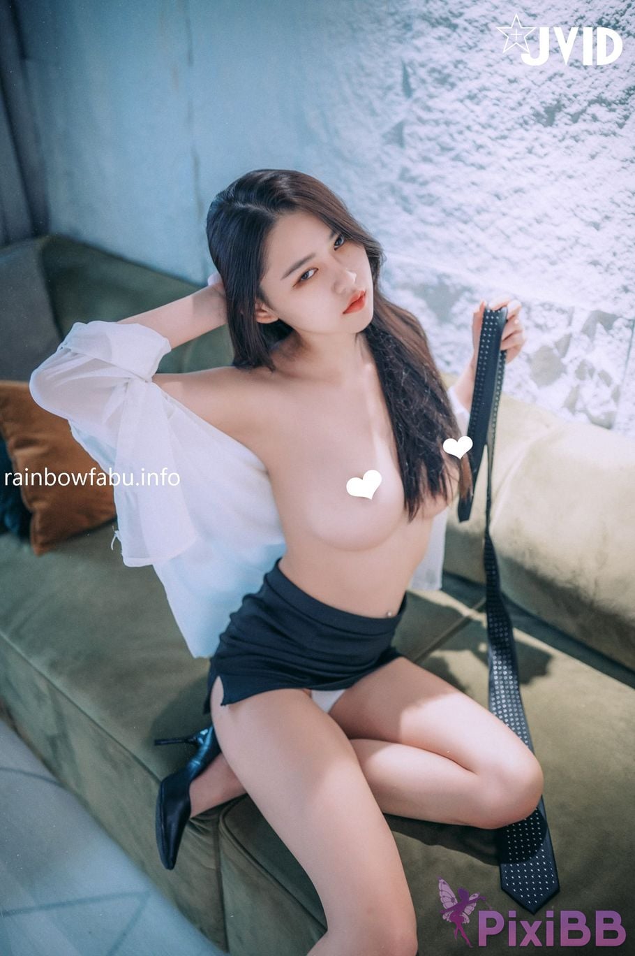 JVID Bingbing Sexy long legged female secretary PixiBB.COM 066
