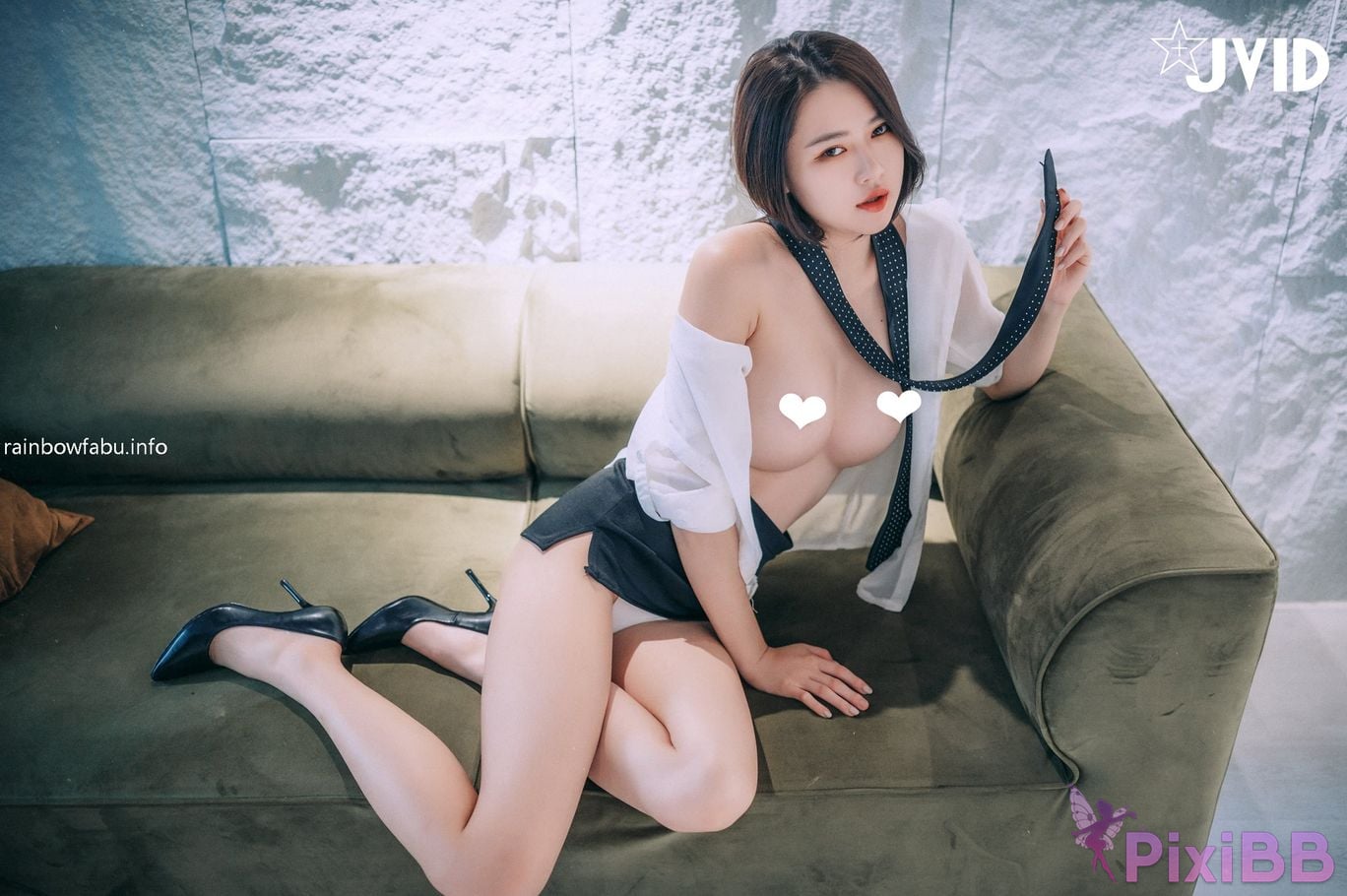 JVID Bingbing Sexy long legged female secretary PixiBB.COM 073