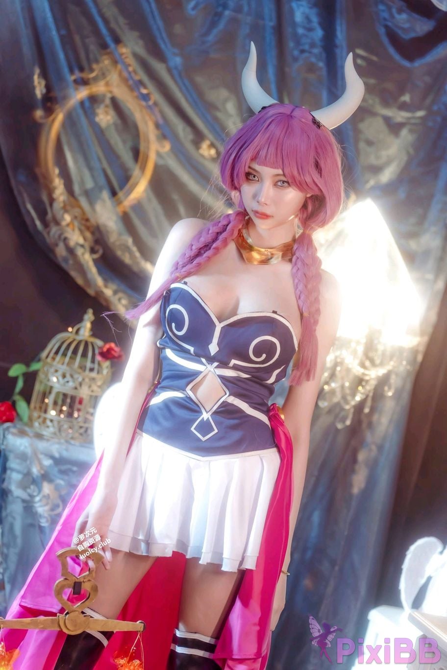 Cosplayer Haruka Yunxi a wu la gei wo tuo diao shuang nv shen de mi kuai le shi guang PixiBB.COM 035