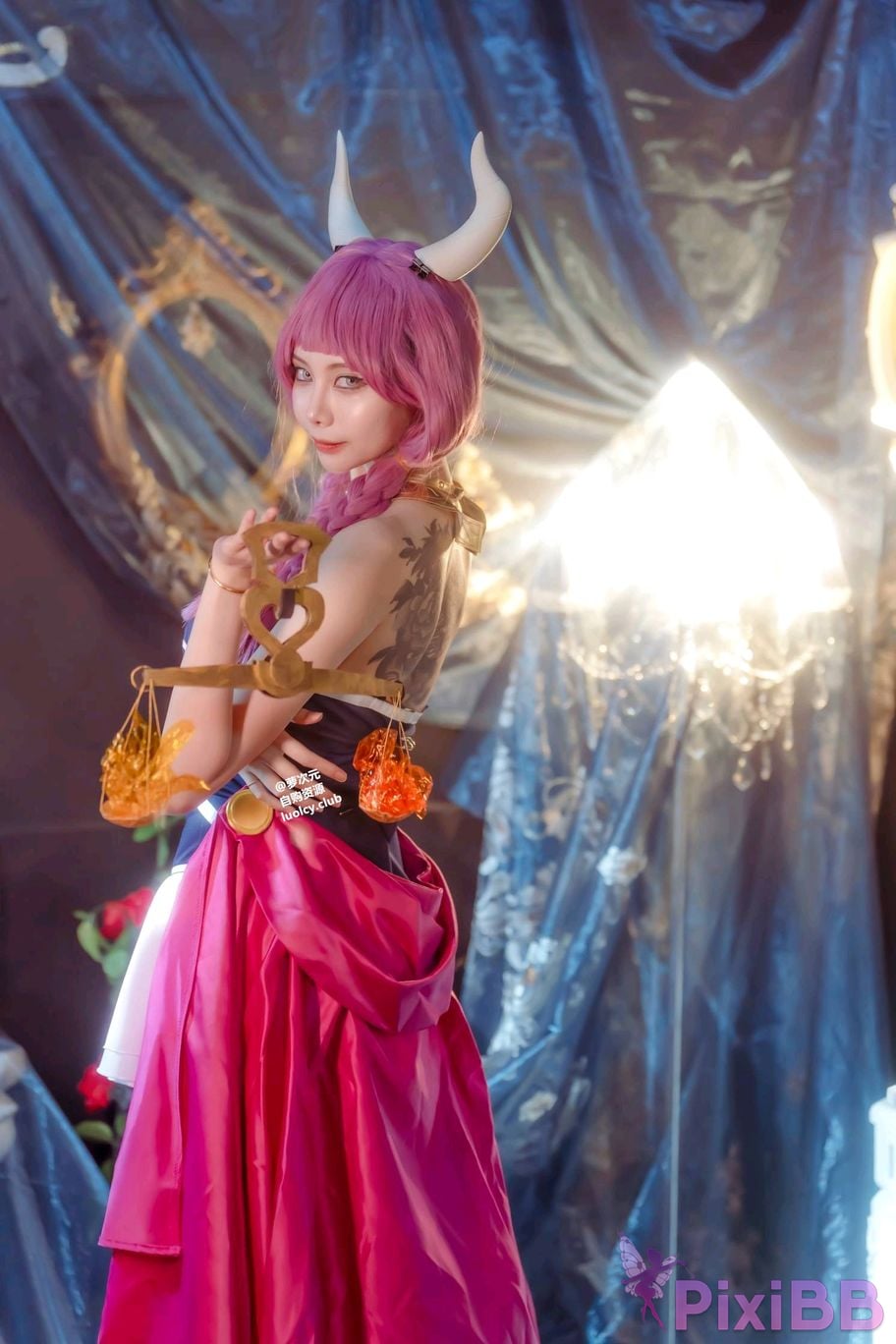 Cosplayer Haruka Yunxi a wu la gei wo tuo diao shuang nv shen de mi kuai le shi guang PixiBB.COM 059