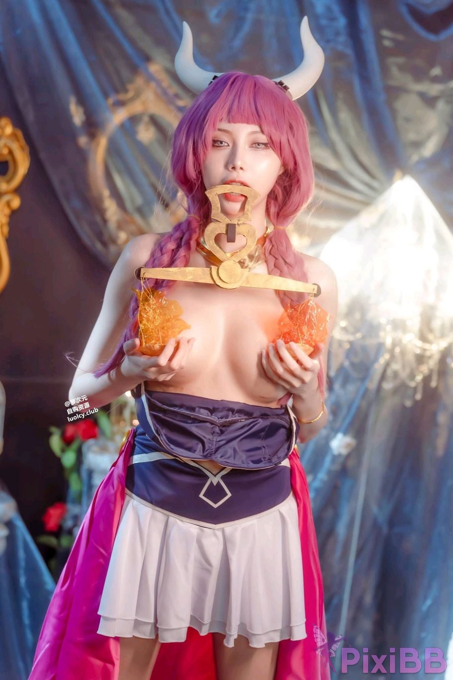 Cosplayer Haruka Yunxi a wu la gei wo tuo diao shuang nv shen de mi kuai le shi guang PixiBB.COM 060