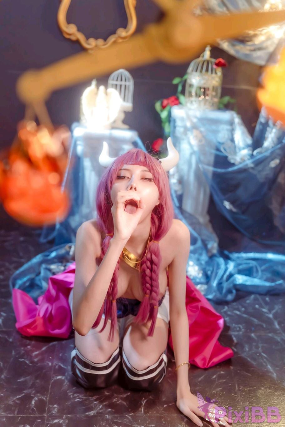 Cosplayer Haruka Yunxi a wu la gei wo tuo diao shuang nv shen de mi kuai le shi guang PixiBB.COM 062