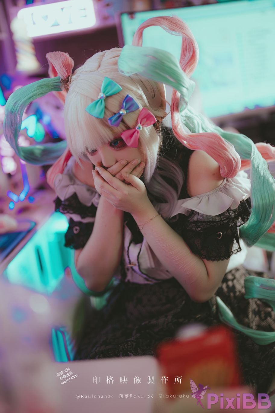 Cosplayer Luoluo Raku 8K Cos ascend to heaven PixiBB.COM 006