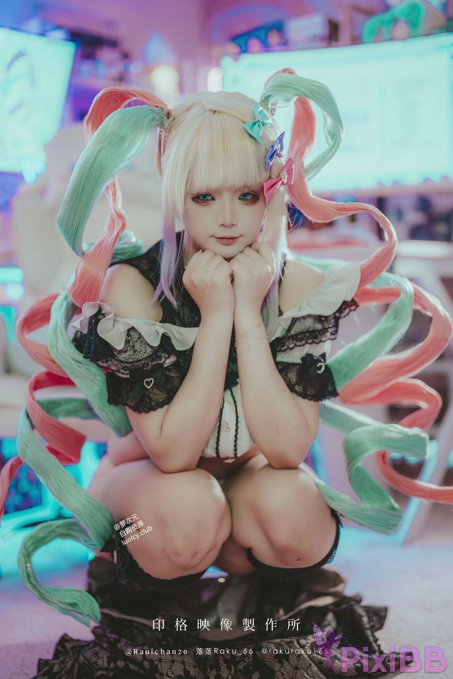 Cosplayer Luoluo Raku 8K Cos ascend to heaven PixiBB.COM 021