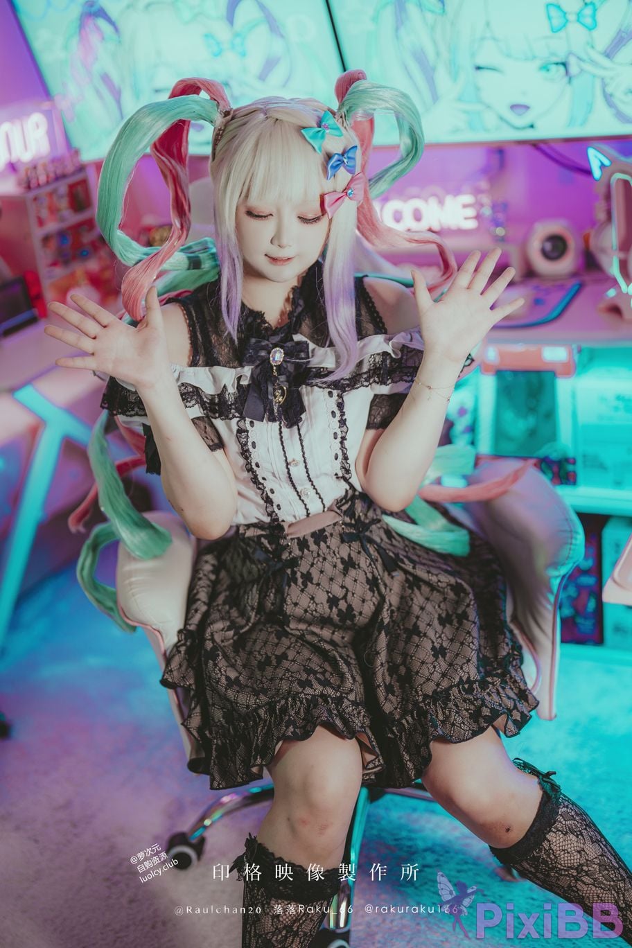 Cosplayer Luoluo Raku 8K Cos ascend to heaven PixiBB.COM 023