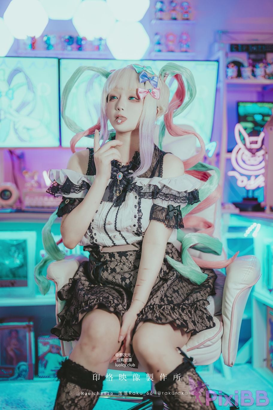 Cosplayer Luoluo Raku 8K Cos ascend to heaven PixiBB.COM 034