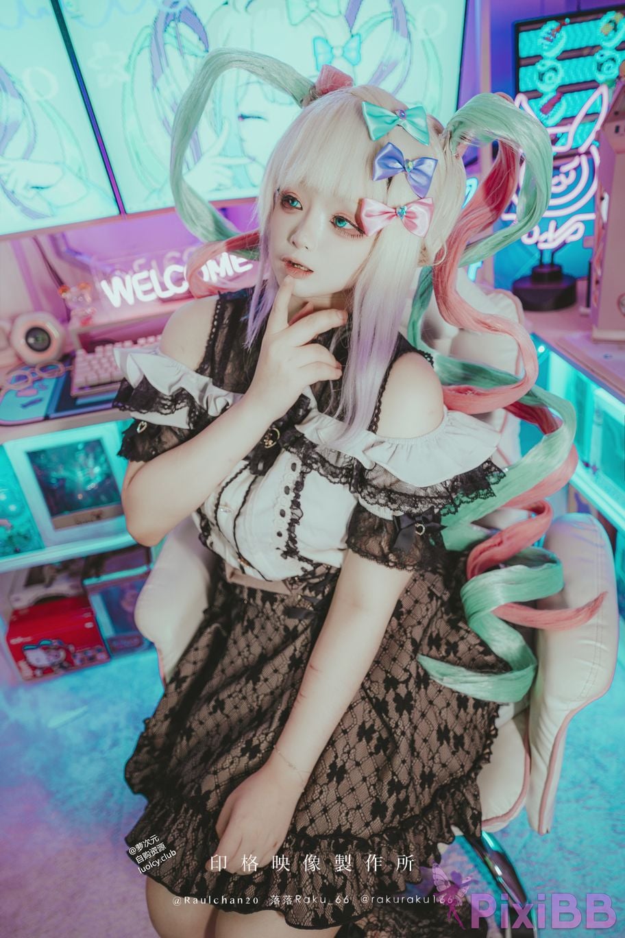 Cosplayer Luoluo Raku 8K Cos ascend to heaven PixiBB.COM 046